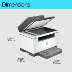 HP LaserJet MFP M234sdn Printer - Fast, Reliable, and High-Quality Printing (6GX00F)